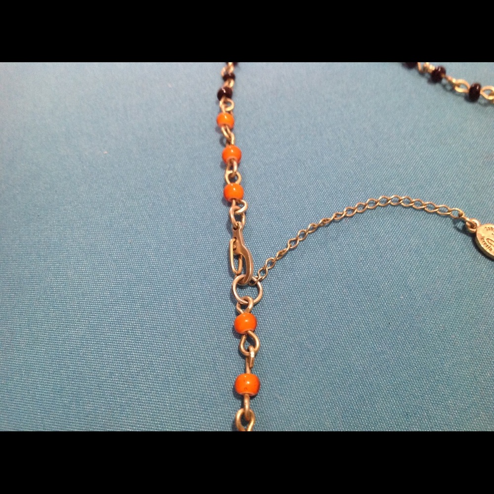 Buddha multi colored brass necklace - Picture 7 of 16